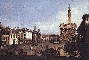 Bernardo Bellotto La Piazza della Signoria a Firenze France oil painting artist